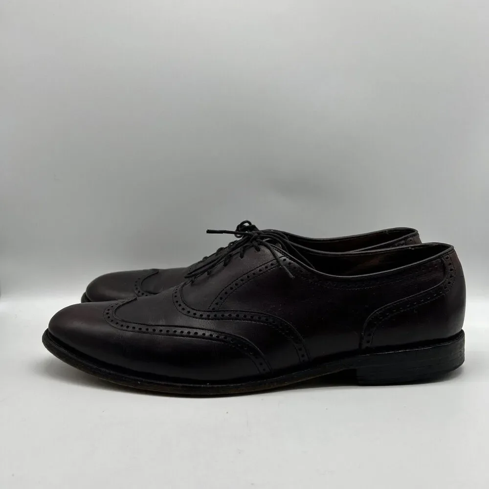 Allen Edmonds Men's Brown Leather Chester Winthrop Oxfords Marlow Shoes‎ 11.5